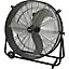 30" Industrial High Velocity Drum Fan - 2 Speed Settings - Wheeled Tilting Stand