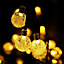30 LED Ball Solar Light Party Fairy Outdoor Retro Ball String Lights Patio Garden