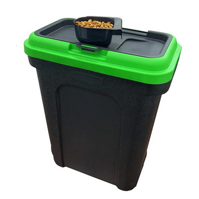 30 Litre Large Airtight Seal Pet Food Container 15kg Animal Feed Holder ...