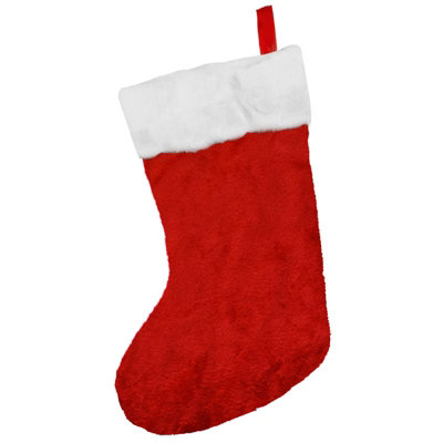 30" Luxury Plush Christmas Stocking