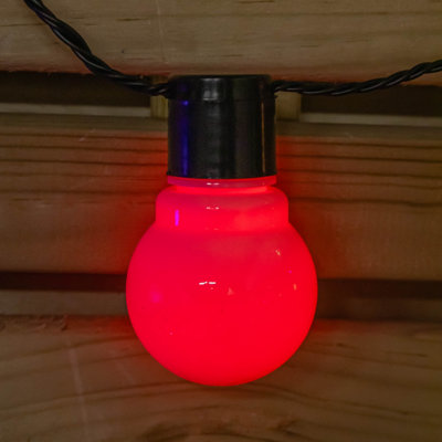 30 Multi Coloured LED Festoon Connectable Christmas Lights Indoor Outdoor - 5