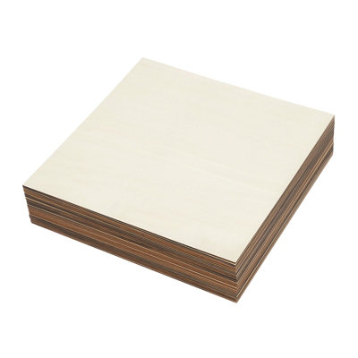 30 Pcs Basswood Sheets Set, 40x40cm Square Wooden Boards, 2.7mm Blank ...