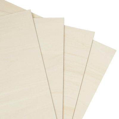 30 Pcs Basswood Sheets Set, 40x40cm Square Wooden Boards, 2.7mm Blank ...