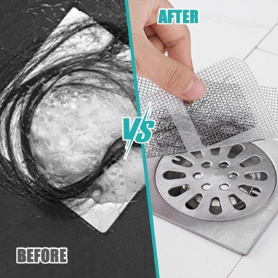 30 Pcs Disposable Drain Hair Stickers, 2025 New Disposable Shower Drain ...