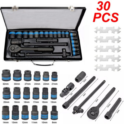 30 Piece Heavy Duty 1/2