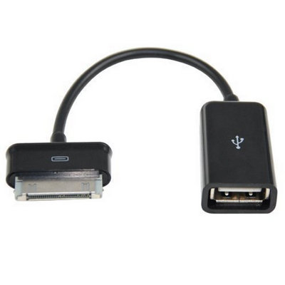30 Pin to Female USB Cable Adapter for Data Transfer and Charging ...