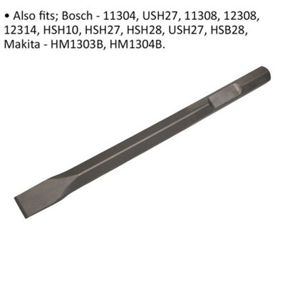 30 x 450mm Impact Breaker Chisel - Bosch 11304 & Other Models - Demolition Steel