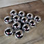 30 x 6cm Christmas assorted Red White Silver Glitter, Matte, Shiny Baubles Tree Decoration