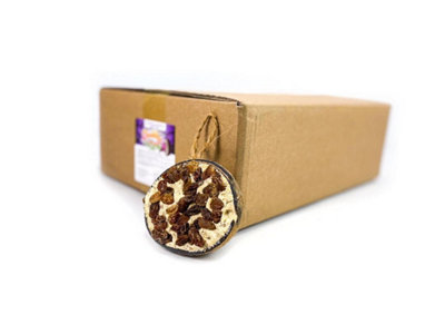 30 x Chubby Half Filled Coconut - Raisin Flavour - Hanging Wild Bird Food