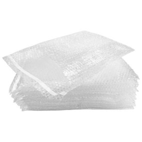 300 (1 Box) Clear Protective Peel & Seal STG 4 (230mm x 285mm) Bubble Pouches With 30mm lip
