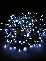 300 Bright White Low Voltage Mains Powered LED Waterproof String Lights with optional timer & memory