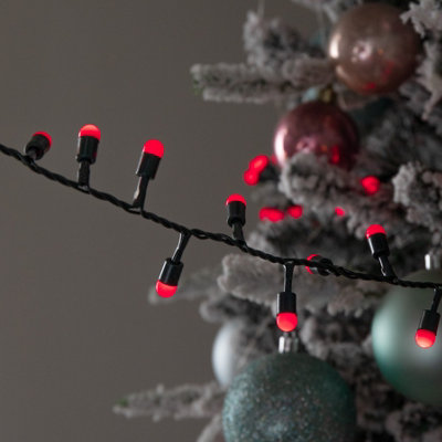 300 Christmas Berry String Lights in Red with Multi-Action LEDs