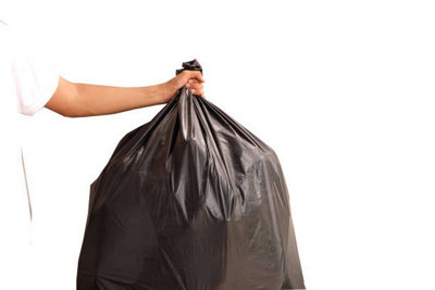 300 Heavy Duty Black Bin Bags Refuse Rubble Sacks 100L Recycled Eco Black Bags