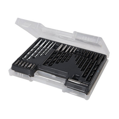 300 Piece Drill Bits Wall Plug Set Masonry Multi Surface Screw