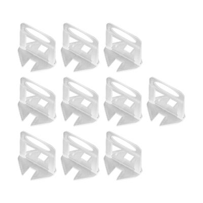 300-Piece Tile Leveling System Kit with 2.0mm Transparent Base Spacers for Wall and Floor Installation