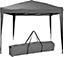 300 x 245cm Gazebo Party Tent in Grey with Storage Bag  for Outdoor Use