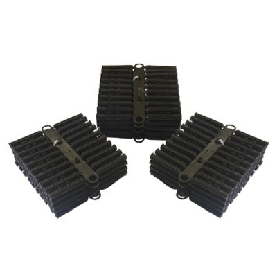 300 x Brown Wall Raw Plugs 7 x 40mm Expansion Plug Fixings