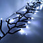 3000 LED 37.2m Premier Christmas Outdoor Cluster Timer Lights in Cool White