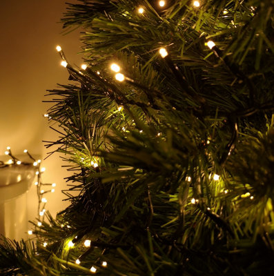 3000 LED 37.2m Premier Christmas Outdoor Cluster Timer Lights in