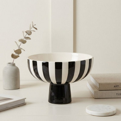 B&Q -  Abstract Striped Bowl Decoration