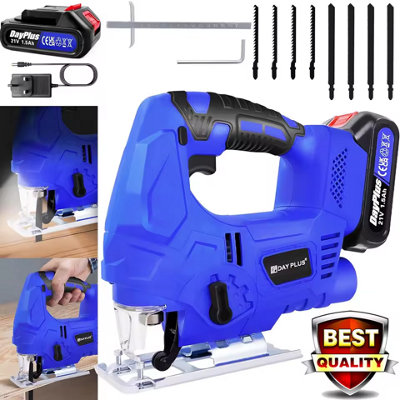 3000RPM 21V Electric Jigsaw , Portable, Brushless, Multi Function