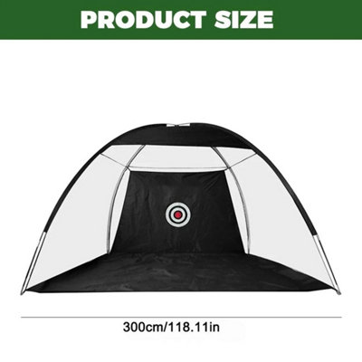 300cm Golf Practice Net Hitting Aid Training Driving Chipping Swing ...