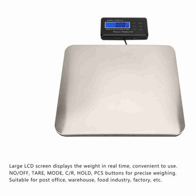 300kg Round Angle Electronic Postal Parcel Weighing Scale Digital LCD ...