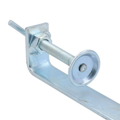 Sliding F Clamp Bar Profile Clamp Holder Fastener Fastening 600mm X 80- AB Tools