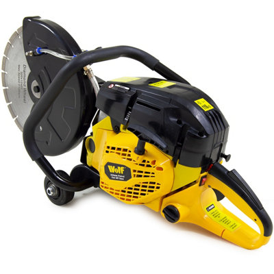 300mm Disc Cutter Concrete Saw Wolf Petrol 58cc 300mm Diamond Blade - 5