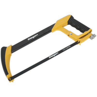 300mm Engineers Hacksaw - 90 & 45 degree Tubular Frame Rubber Grip ...