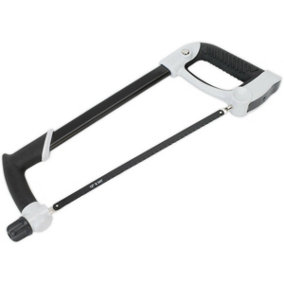 300mm Hacksaw with Adjustable Blade - Rubberised Grip - High Carbon Steel Blade