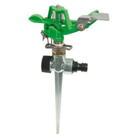 300mm Impulse Garden Sprinkler - 360 Degree Coverage 1/2" Inch Quick Connector