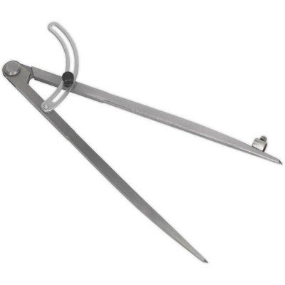 300mm Locking Wing Divider with Compass - Two Point Measurement ...