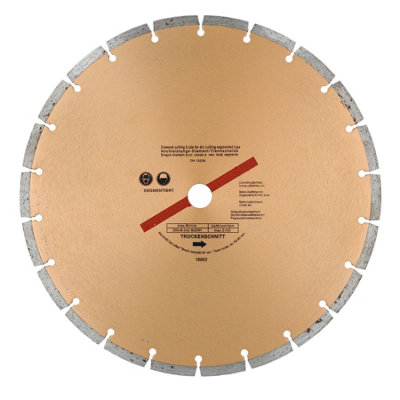 300mm Segmented Diamond Cutting Disc Cutter For Concrete Block 20mm Bore