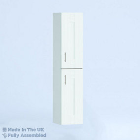 300mm Tall Wall Unit - Cartmel Woodgrain Ivory - Left Hand Hinge
