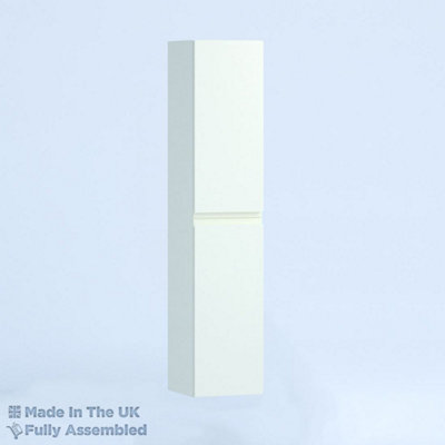 300mm Tall Wall Unit - Lucente Gloss Cream - Right Hand Hinge