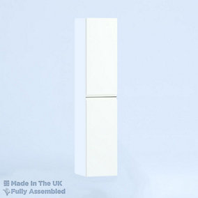 300mm Tall Wall Unit - Lucente Gloss White - Left Hand Hinge