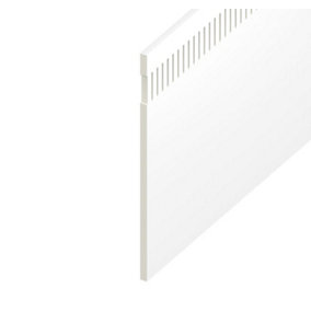 300mm Vented Soffit Board in White - 5m
