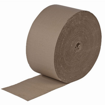 300mm x 75m Strong Brown Protective Raised Corrugated Cardboard Rolls ...