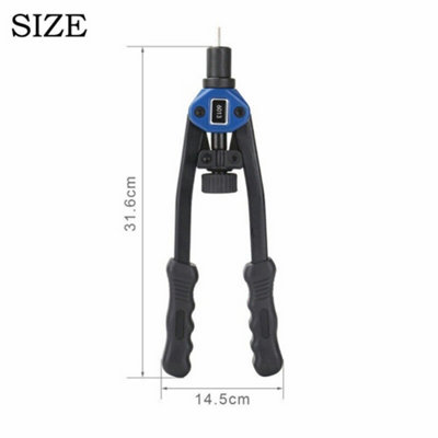 300PCS Hand Nut Tool Repair Kit Professional Riveter Rivnut Gun ...