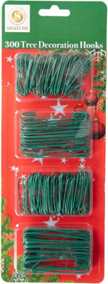 Pack Of 120 Christmas Decoration Hooks, 1.3 X 5.9 Cm, C Shape, Ornament Hooks With Storage Box, Hooks, Bendable Metal Wire Hanging Hooks For Party