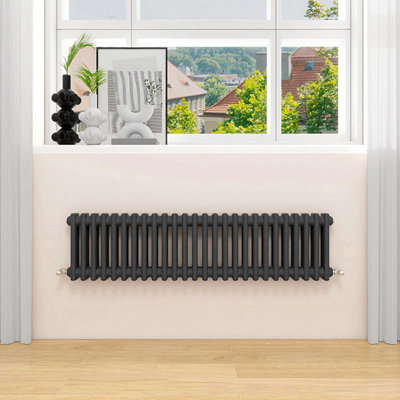 300X1190MM HORIZONTAL TRADITIONAL 2 COLUMN CAST IRON STYLE RADIATOR ...