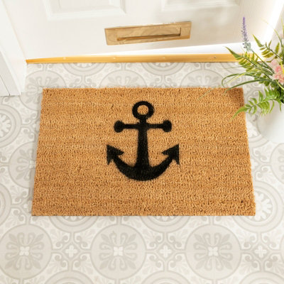 Artsy Doormats Anchor DoormatRegular 60X40Cm from B&Q