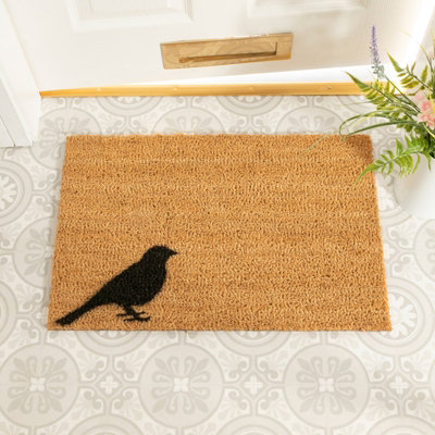 Artsy Doormats Bird DoormatRegular 60X40Cm from B&Q