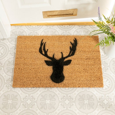 Artsy Doormats Stagshead DoormatRegular 60X40Cm from B&Q