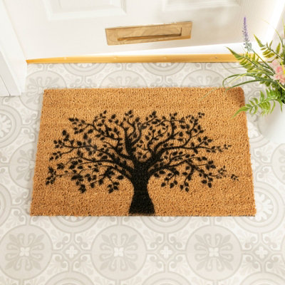 Artsy Doormats Tree Of Life Doormat - Regular 60X40cm B&Q