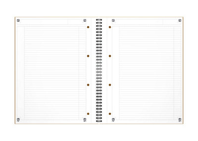 OXFORD International A4+ Hardback Twin-wire Notebook Narrow Ruled 160 Pages Orange SCRIBZEE Compatible - Image 5