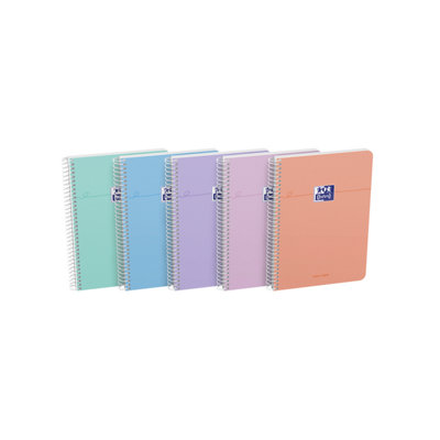 Oxford Smart Pastel Notebook A5 Ruled Assorted Pack 5 - 400187022 - Image 3