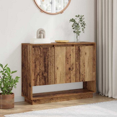 Berkfield Sideboard Old Wood 97 X 29 X 75 Cm Engineered Wood from B&Q