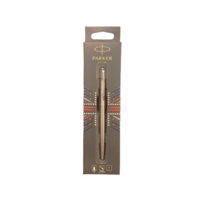 Parker Jotter Rollerball Pen Stainless Steel With Fine Point Black Ink - Image 3